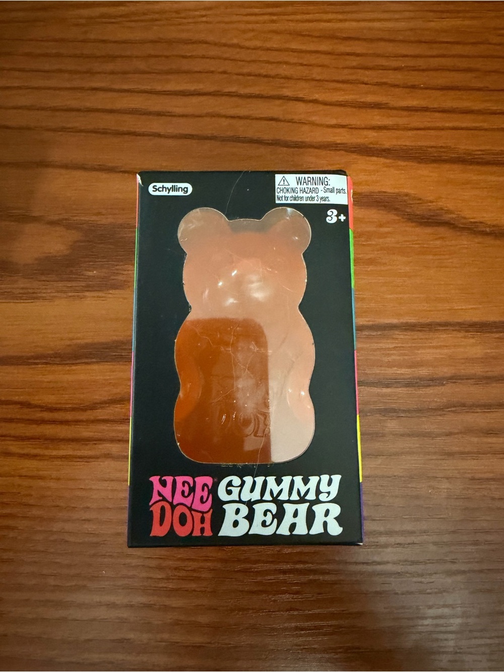 NeeDoh Gummy Bear - ORANGE Squishy Sensory Toy NEW